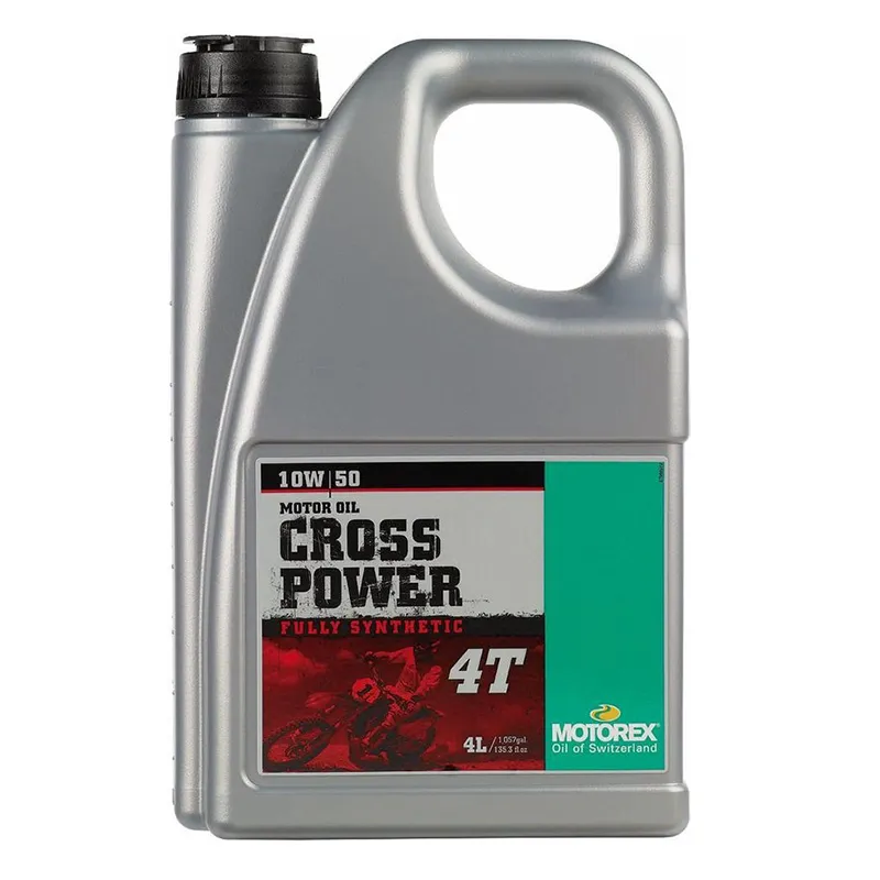 Motorex Motorex Engine Oil Cross Power Fully Synthetic 4T 10W50 4L 305692 روغن موتور Motorex Cross Power 4T 10W-50 - 4L - Image 1