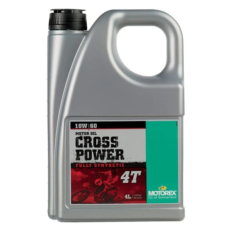 Motorex Motorex Engine Oil Cross Power Fully Synthetic 4T 10W60 1L 306217 روغن موتور Motorex Cross Power 4T 10W-60 - 4L - Image 1