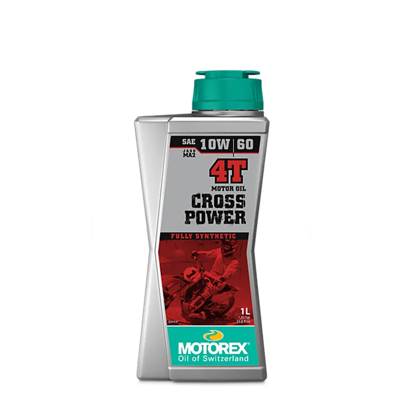 Motorex Motorex Engine Oil Cross Power Fully Synthetic 4T 10W60 1L 308242 روغن موتور Motorex Cross Power 4T 10W-60 - 1L - Image 1